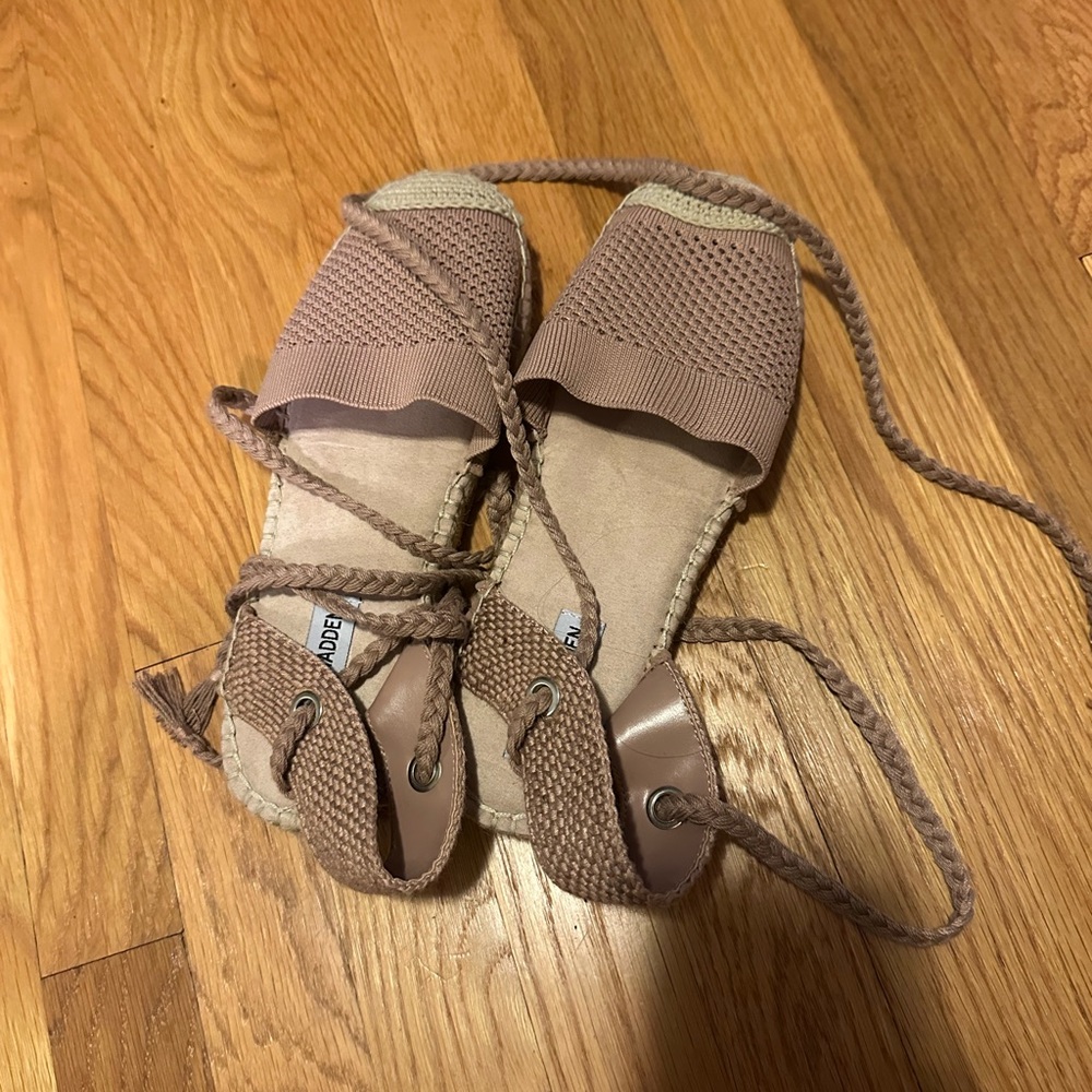 Stylish light pink Espadrille Sandals